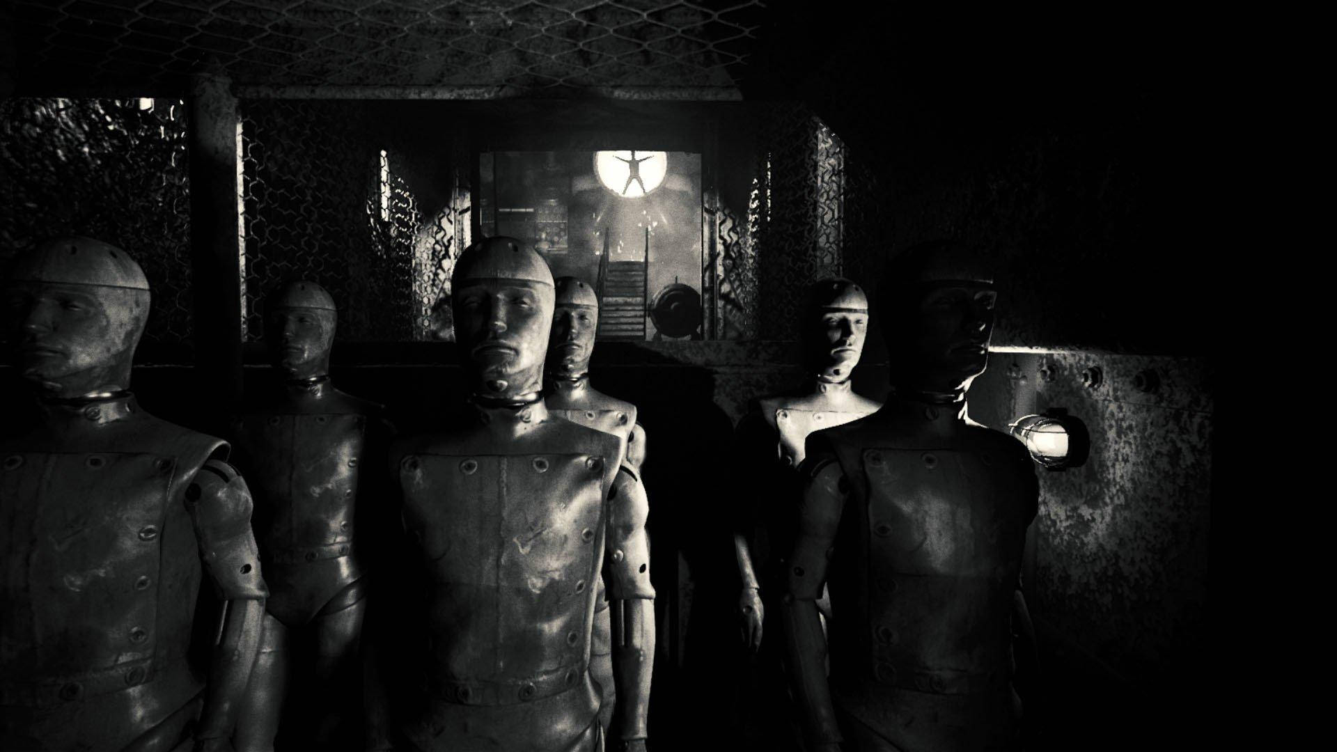 Layers Of Fear Organized Mannequins Background