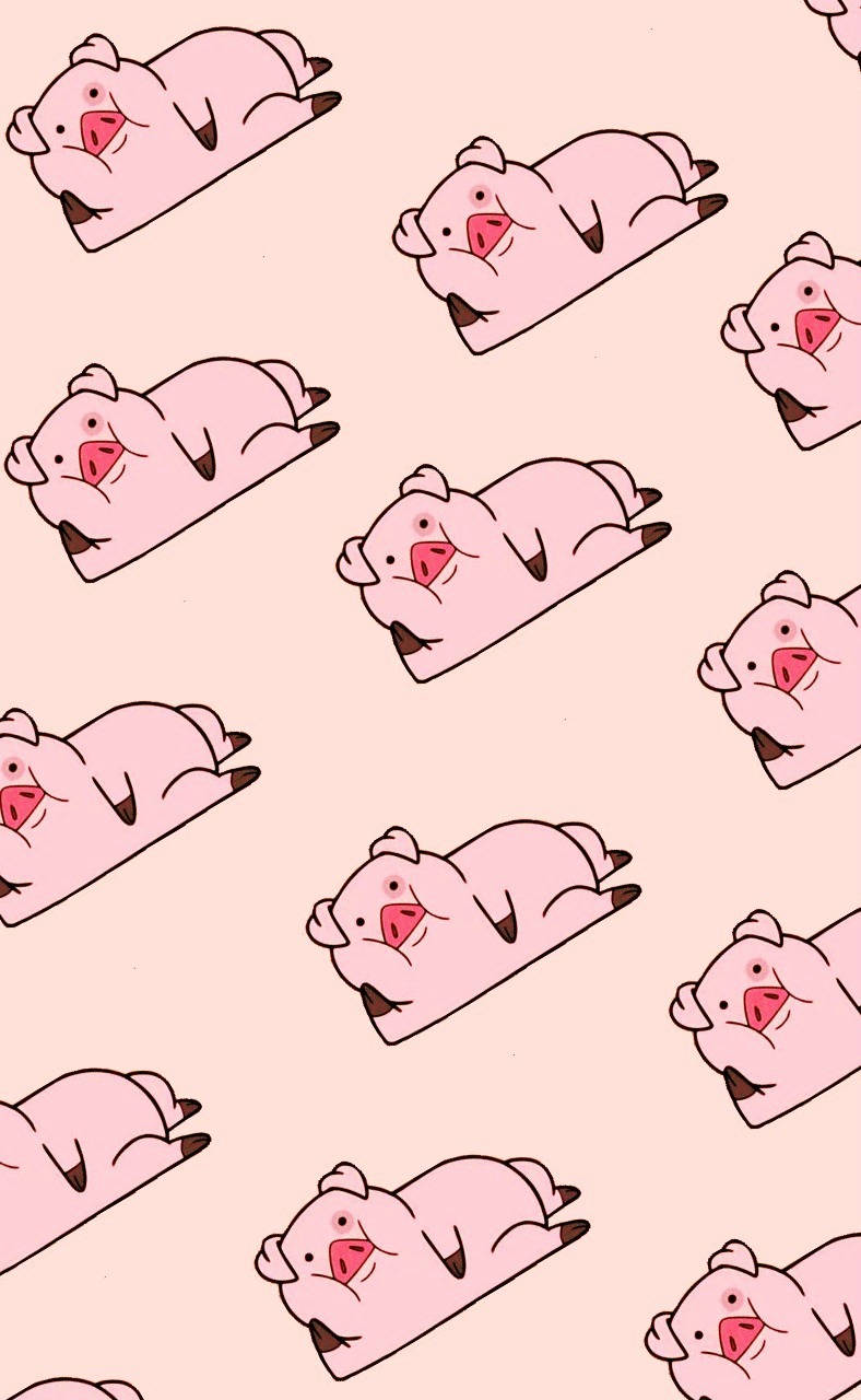 Laying Down Waddles Background