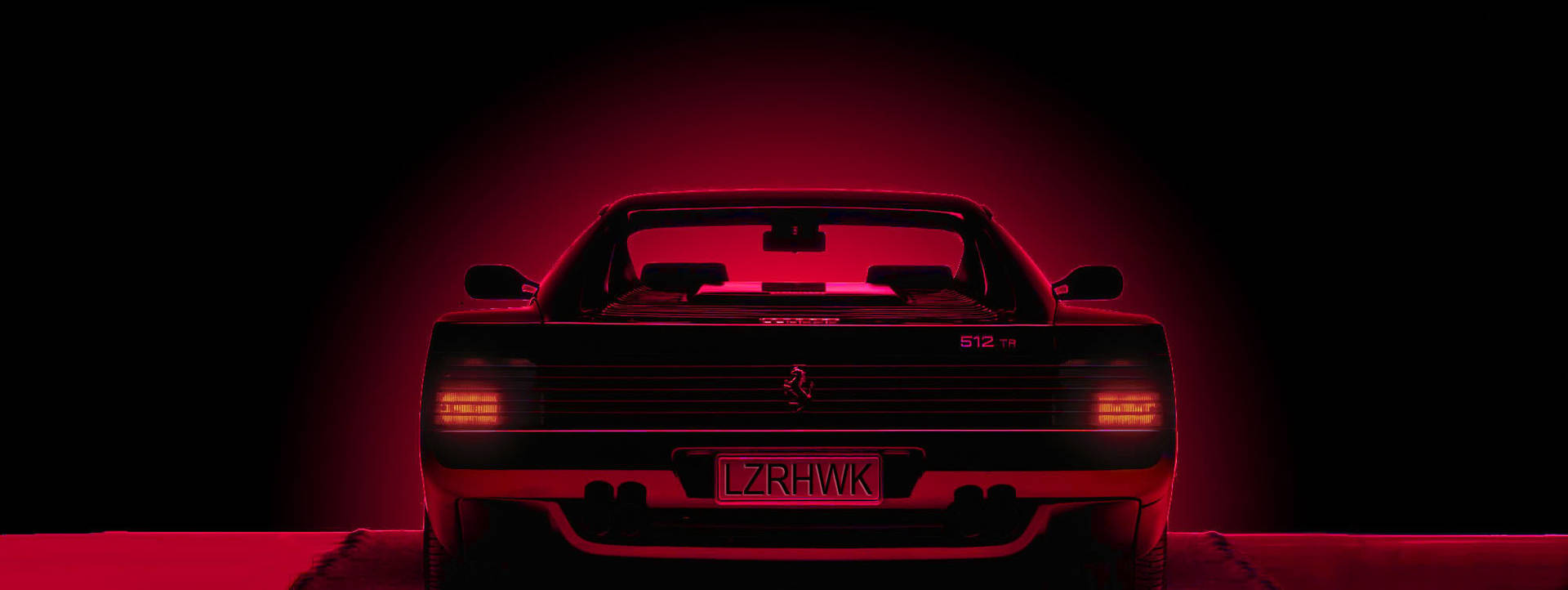 Lazerhawk Redline Retrowave Background