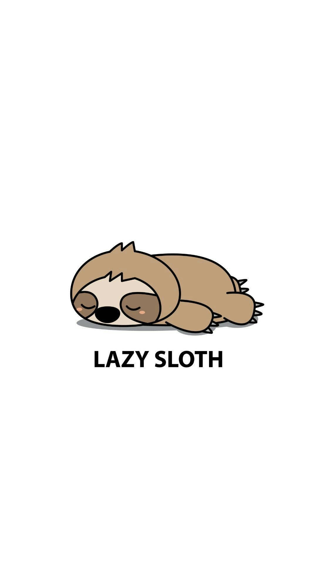 Lazy Baby Sloth Background