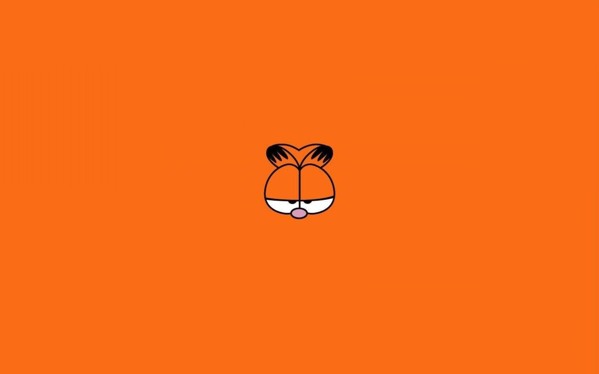 Lazy Garfield Face Background