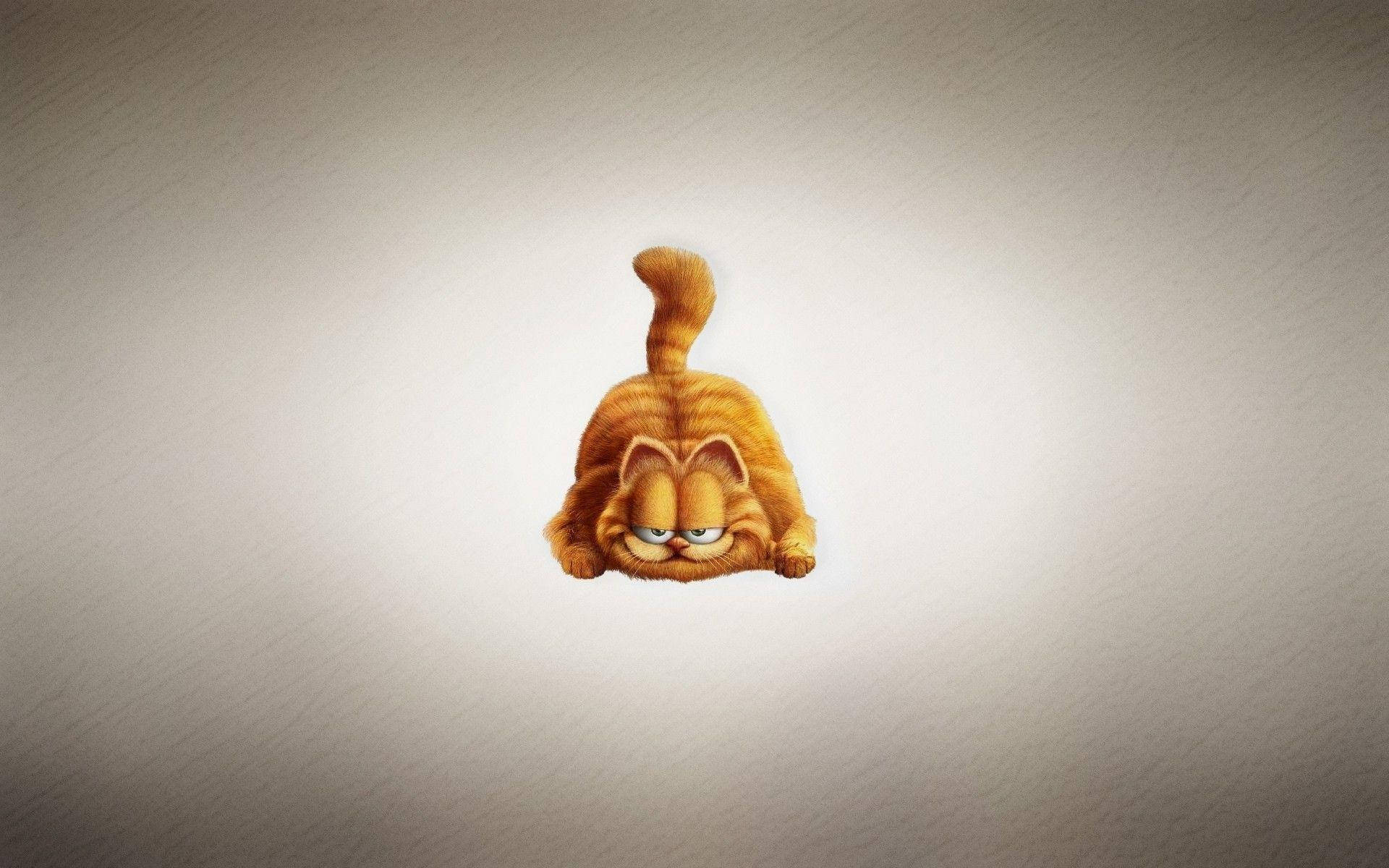 Lazy Garfield - The Ultimate Mascot Of Leisure Background