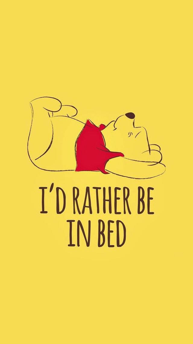 Lazy Winnie The Pooh Quotes Background