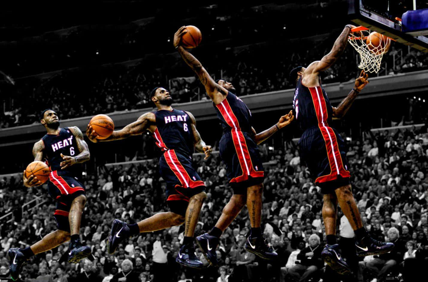 Le Bron_ James_ Sequence_ Dunk Background