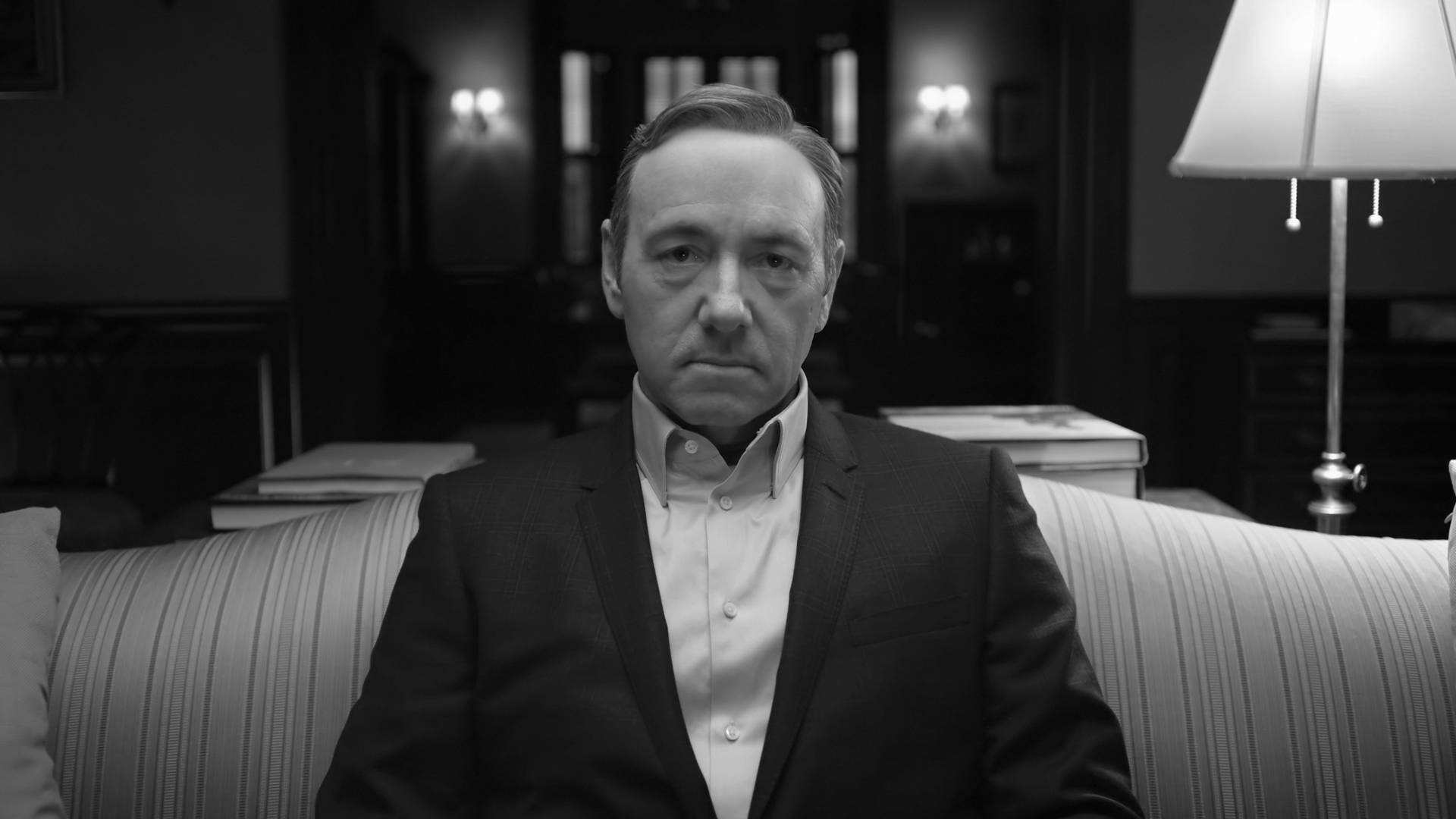 Lead Character Francis Underwood Of House Of Cards Background