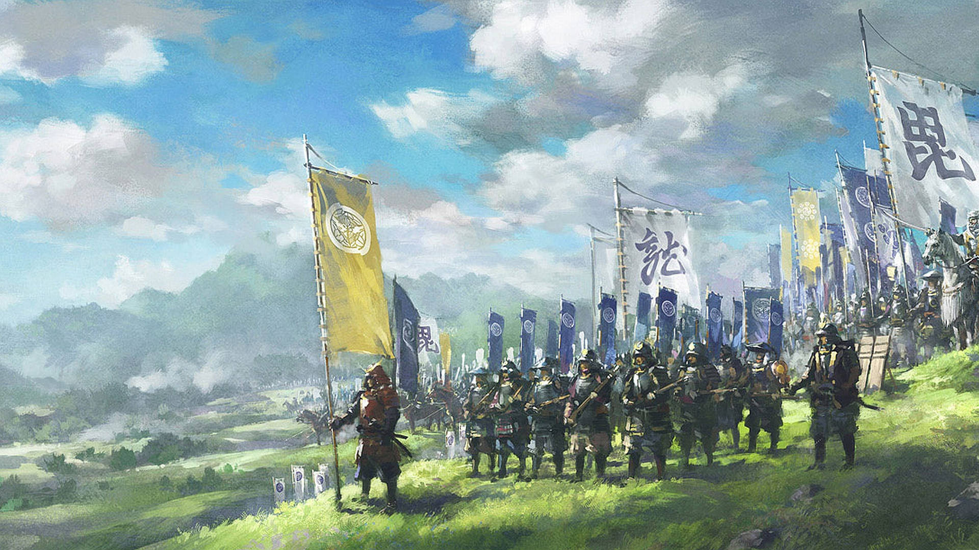 Lead The Legion - A Gathering Of Samurai Warriors Background