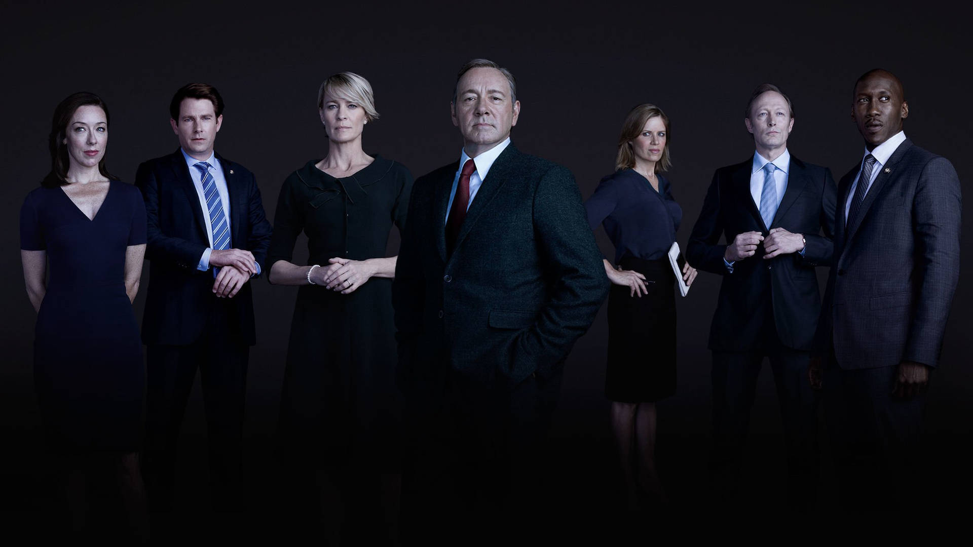 Leading Cast Of House Of Cards Background