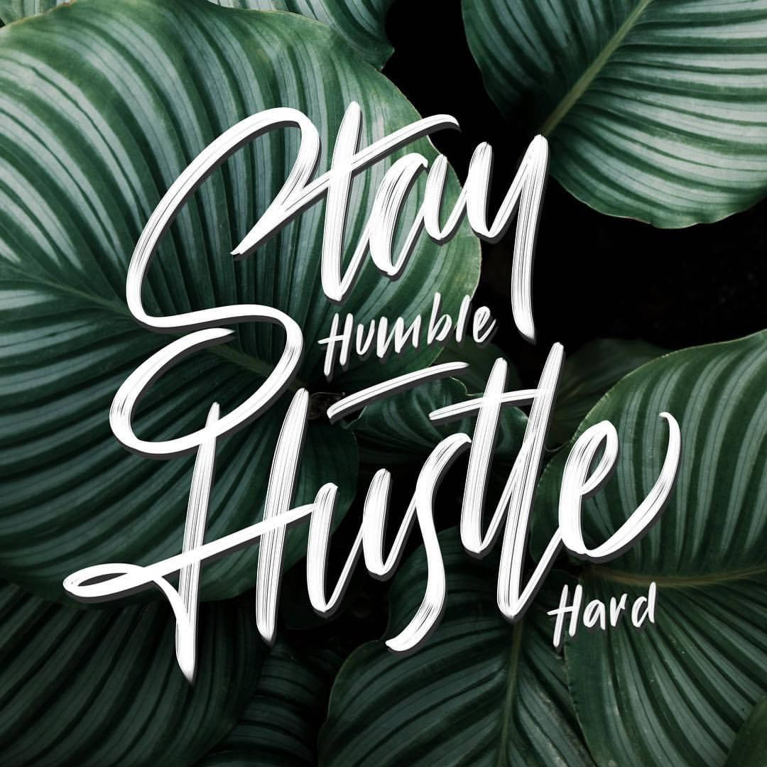 Leaf Hustle Hard Background