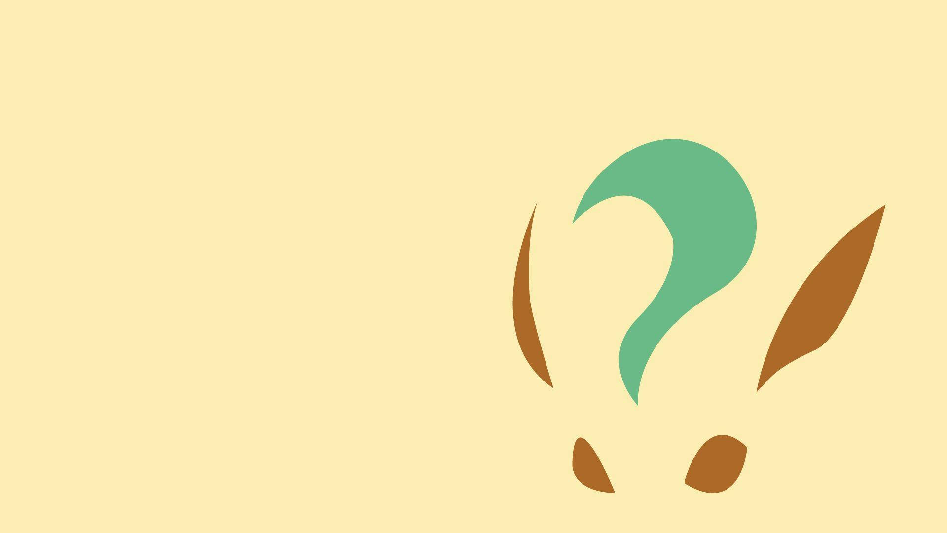 Leafeon Minimalist Illustration