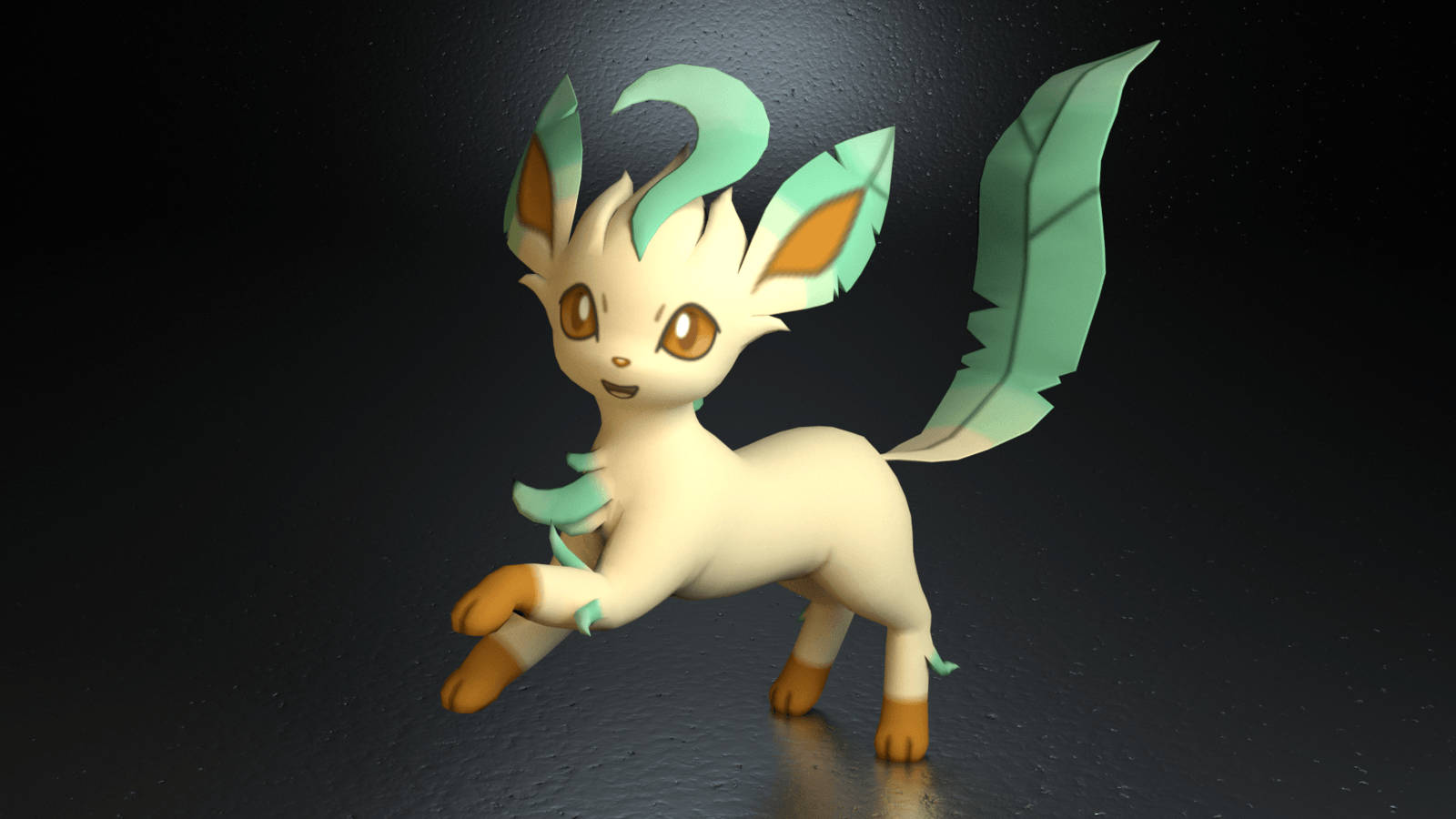 Leafeon Solo Portrait