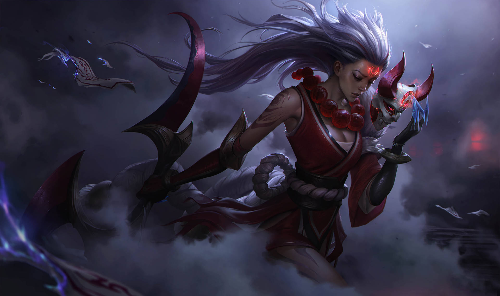 League Of Legends Blood Moon Diana Background