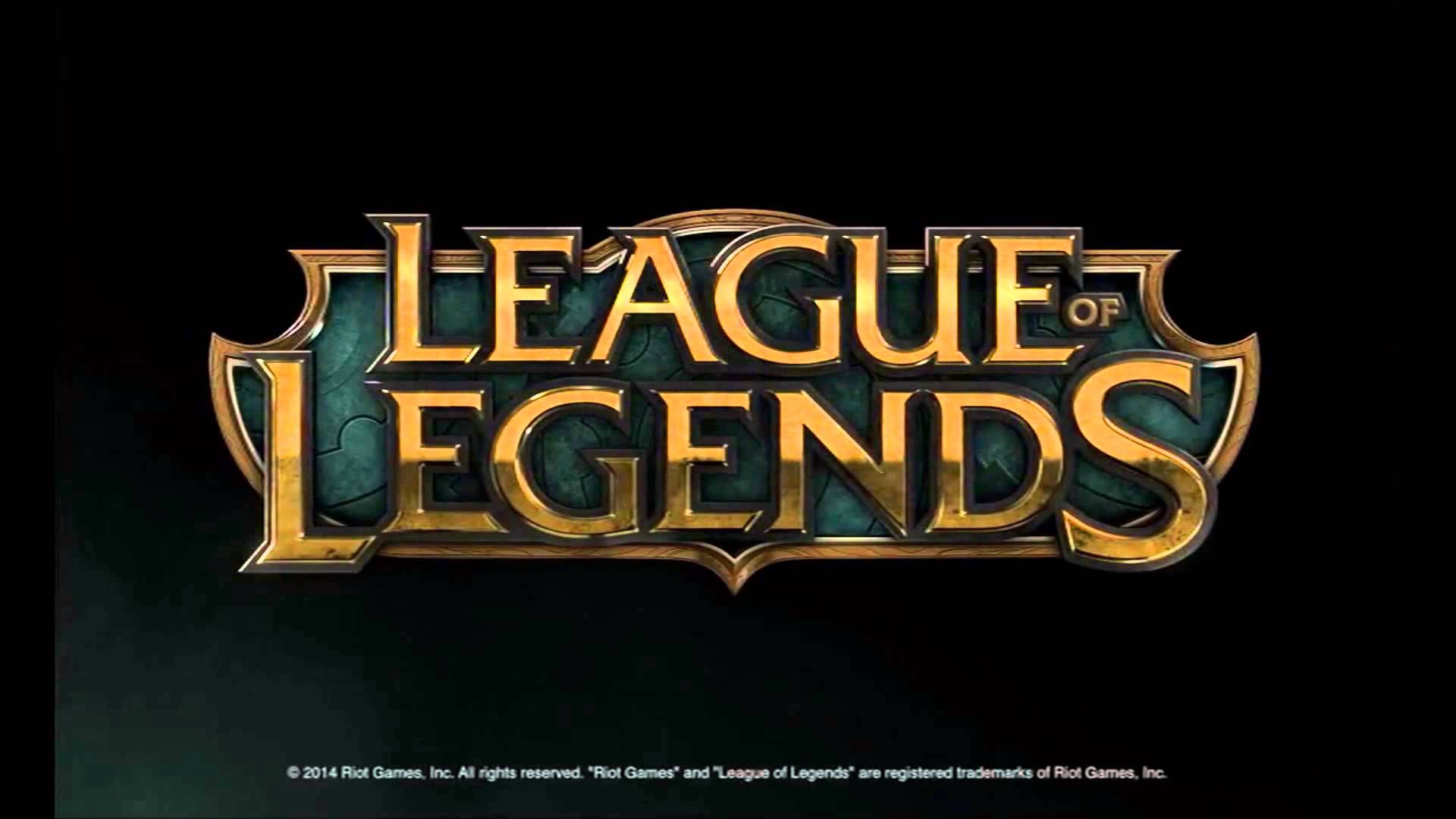 League Of Legends Logo Beautiful Style Background