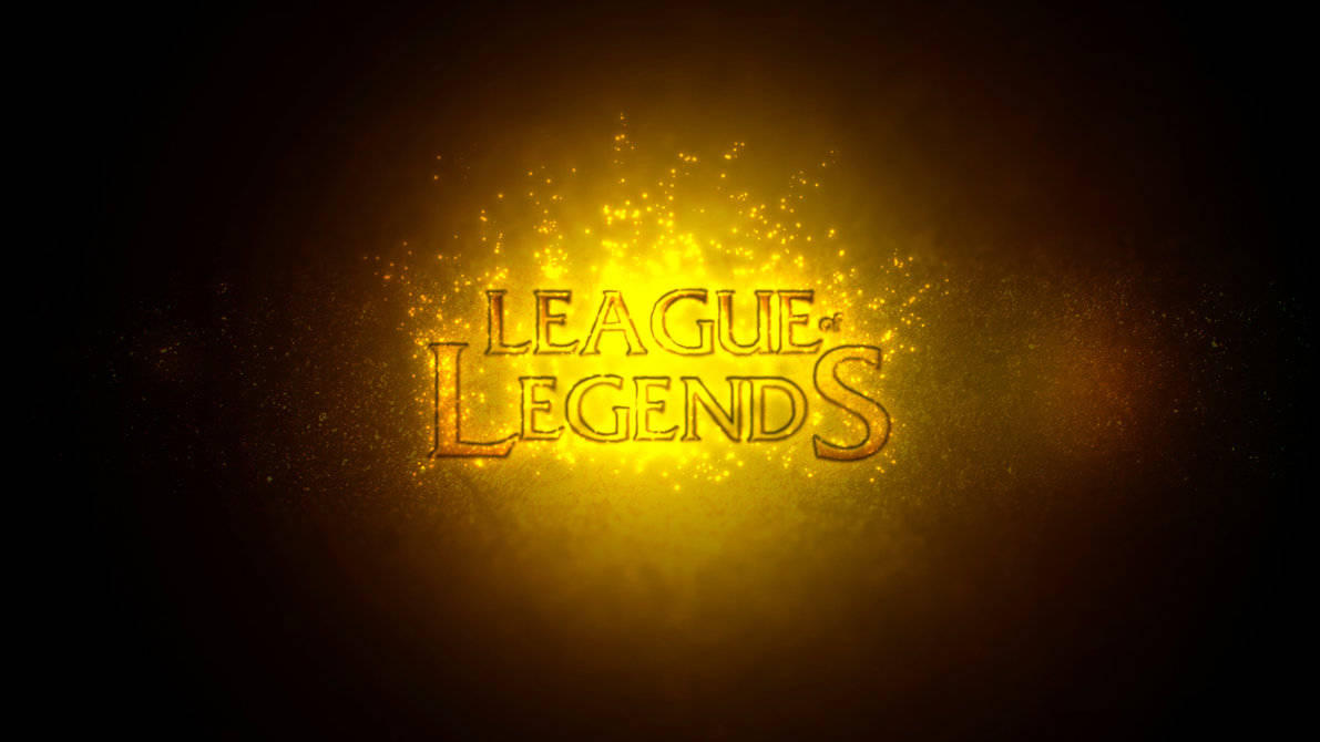 League Of Legends Logo Beautiful Theme Background