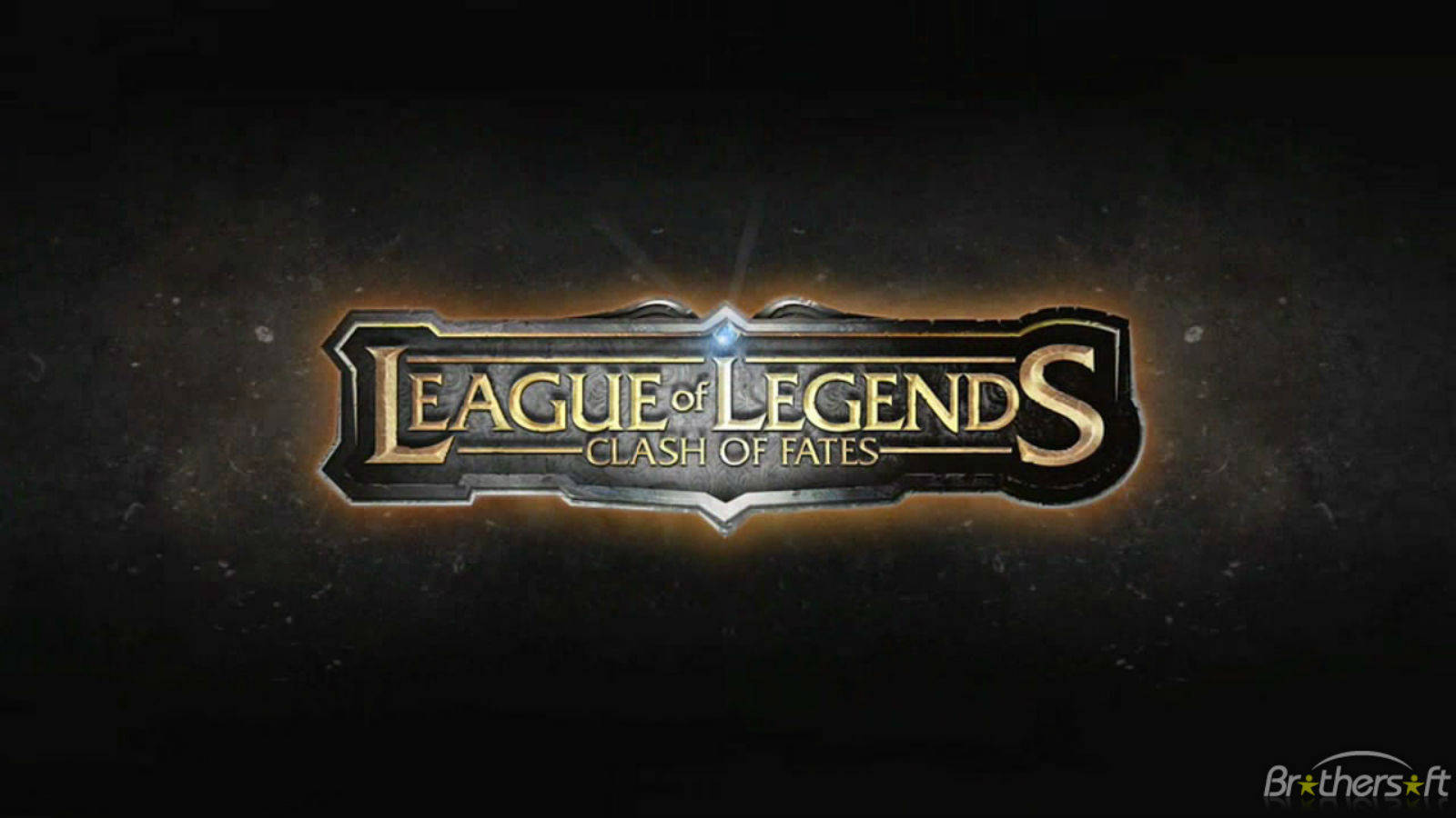 League Of Legends Logo Cosmic Sky Background