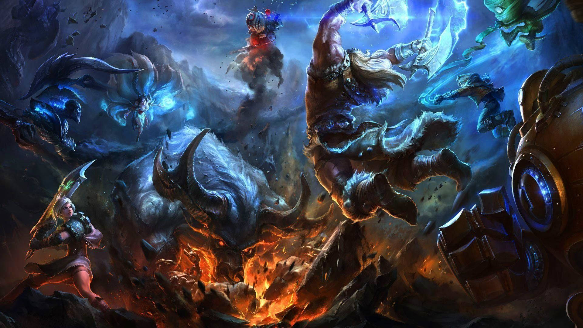 League Of Legends Lol Battle Background