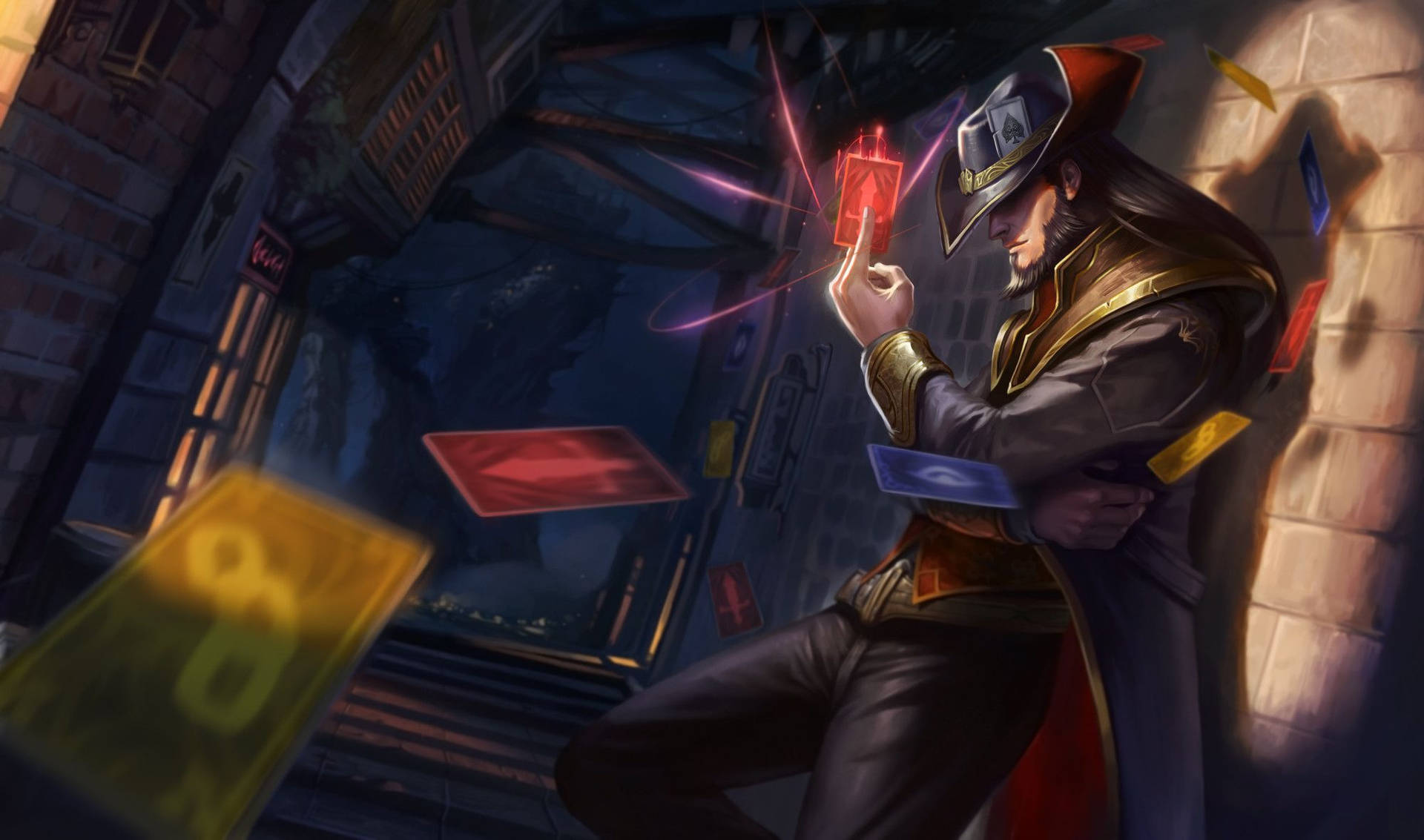 League Of Legends: Twisted Fate Background