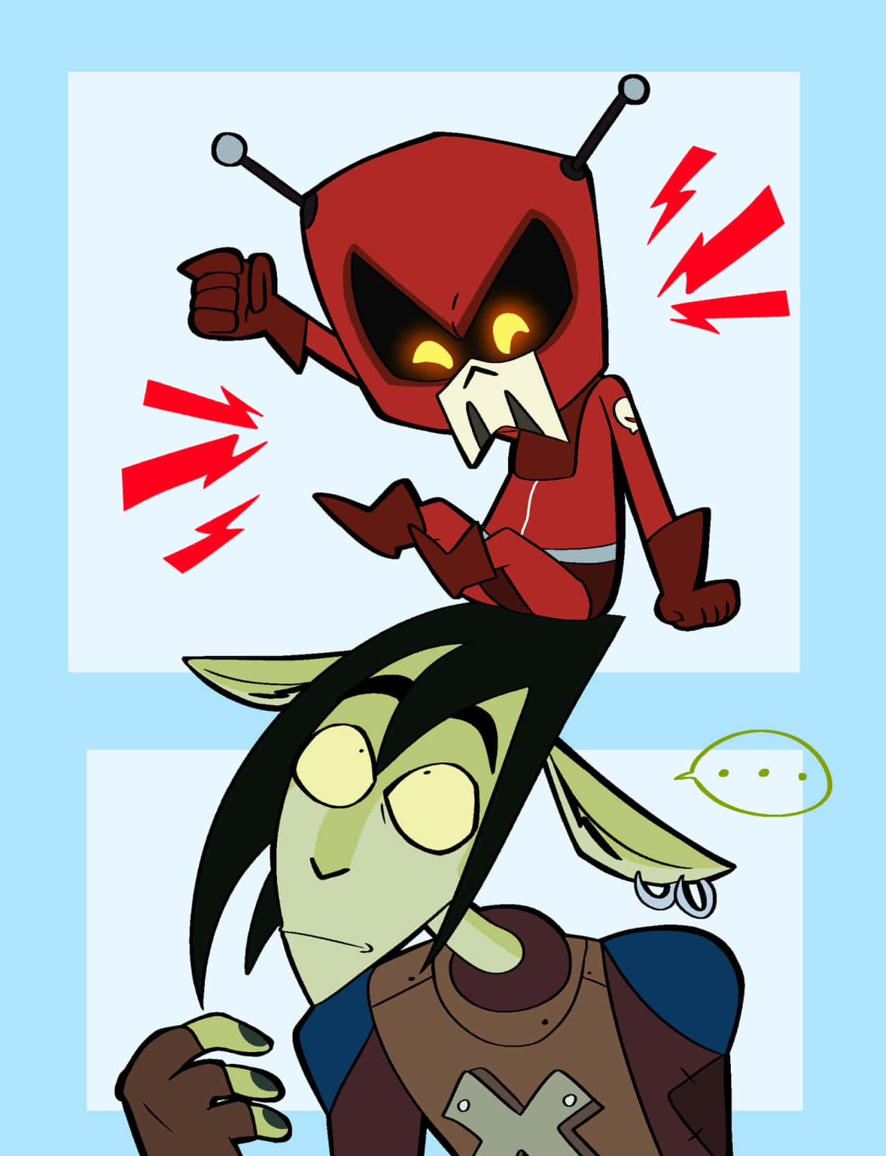 League Of Super Evil_ Red Menace And Voltar