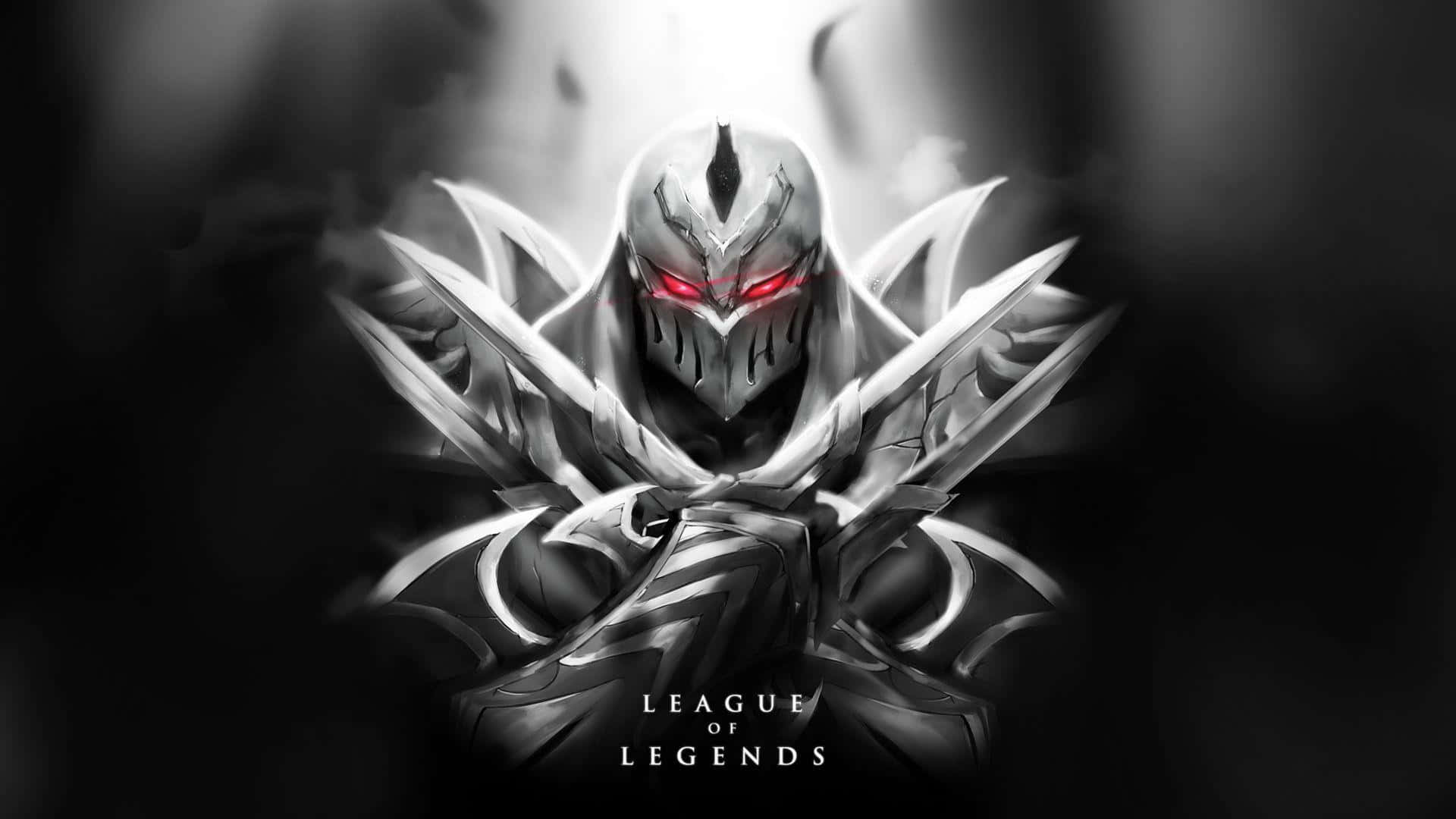 Leagueof Legends Zed Artwork Background