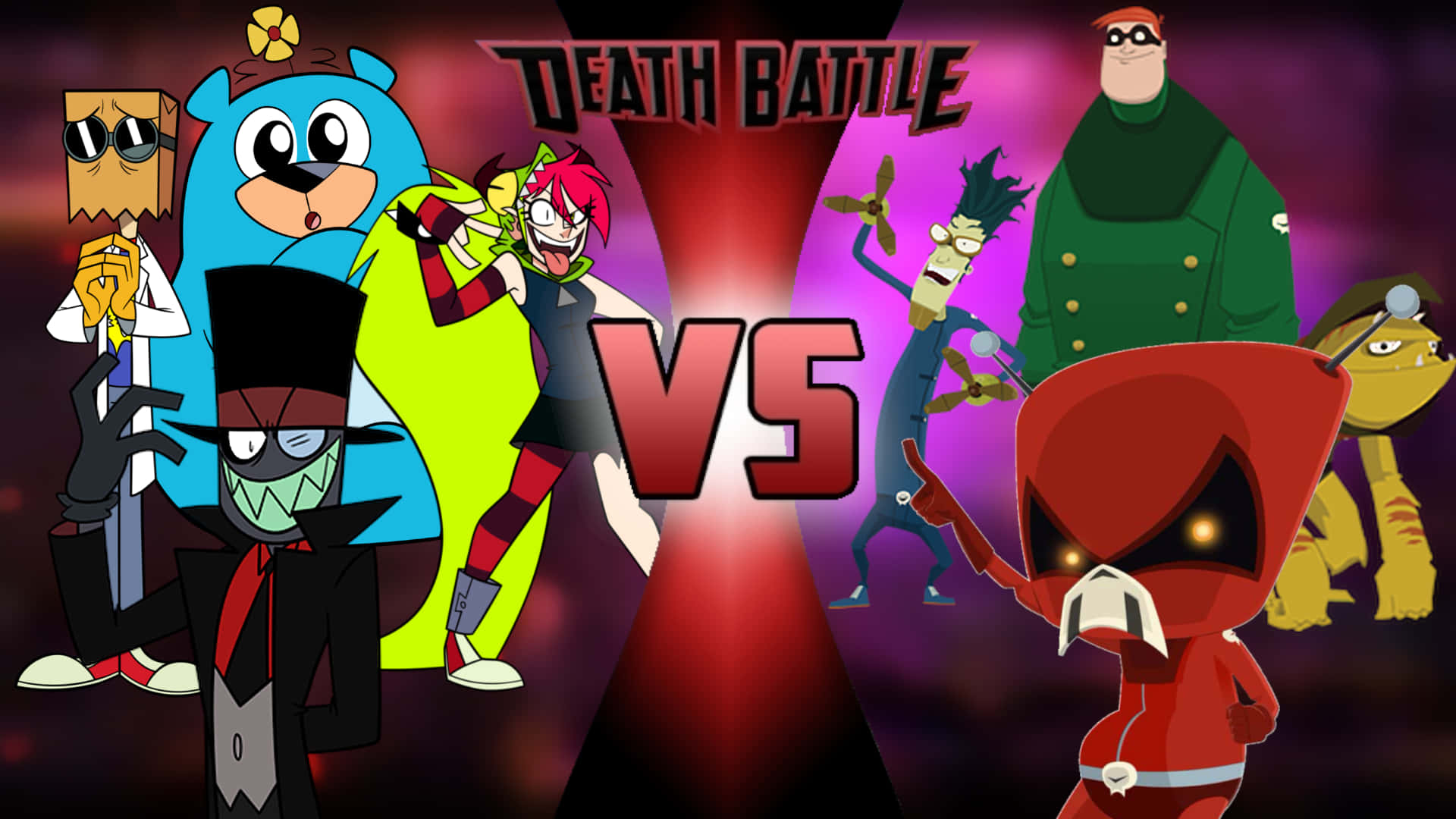 Leagueof Super Evil Death Battle Background