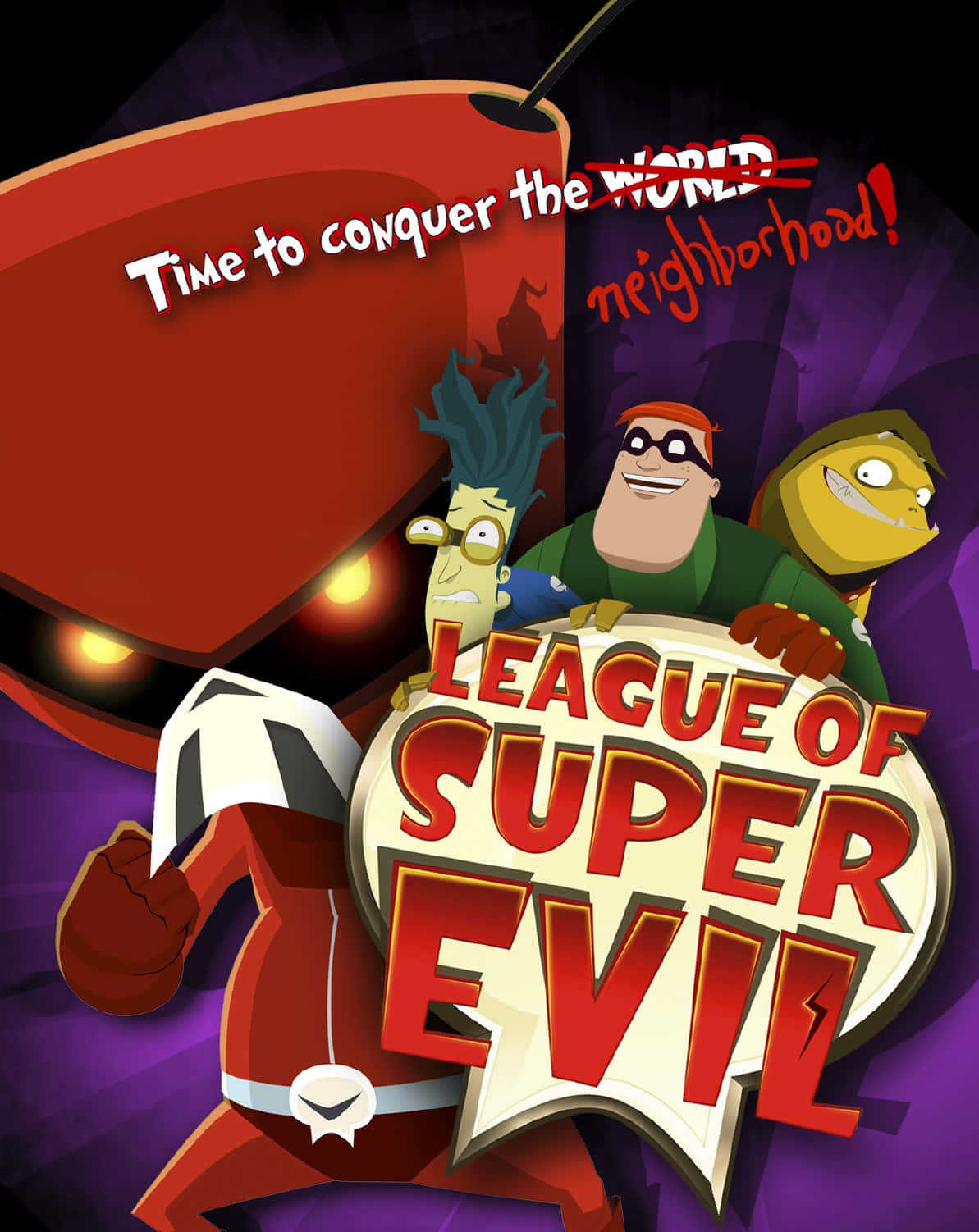 Leagueof Super Evil Poster Background