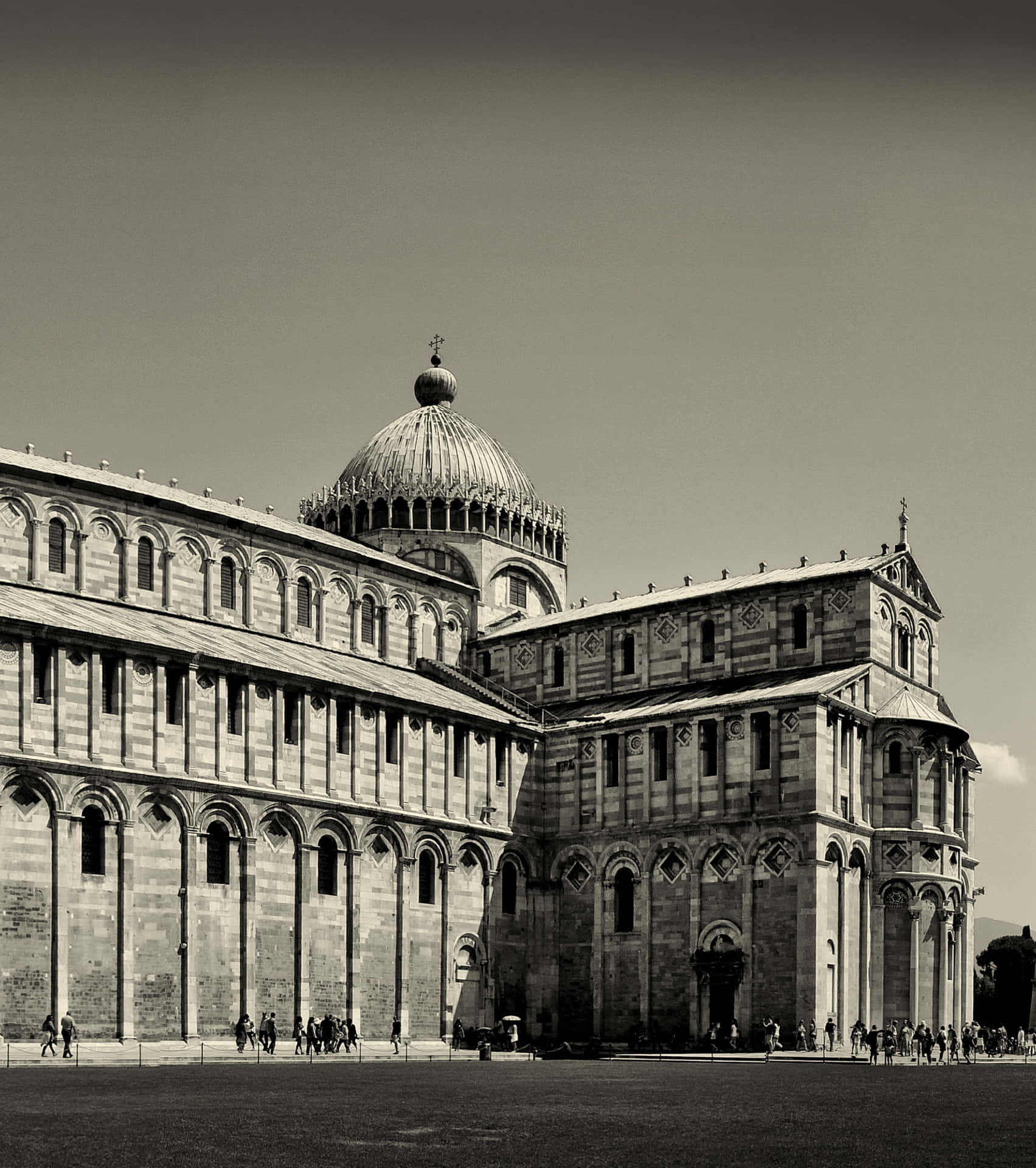 Leaning Tower Of Pisa Cathedral Background