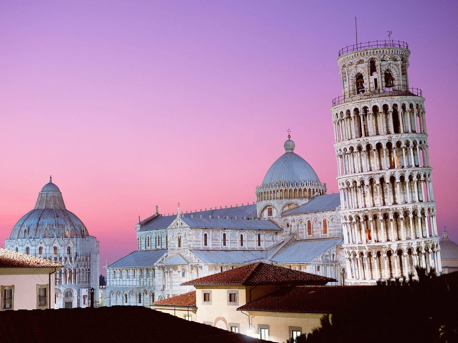 Leaning Tower Of Pisa In Italy