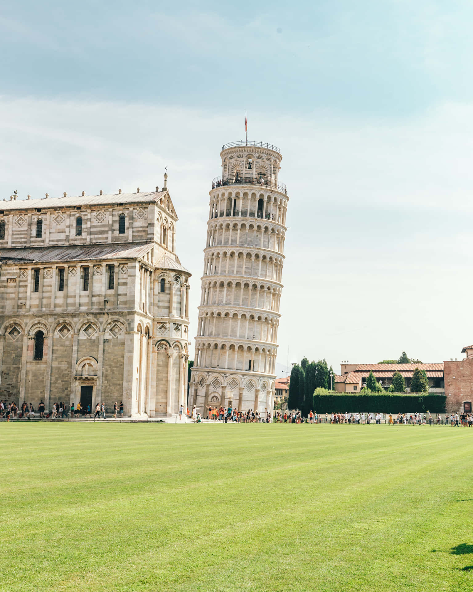 Leaning Tower Of Pisa Phone Photography Background