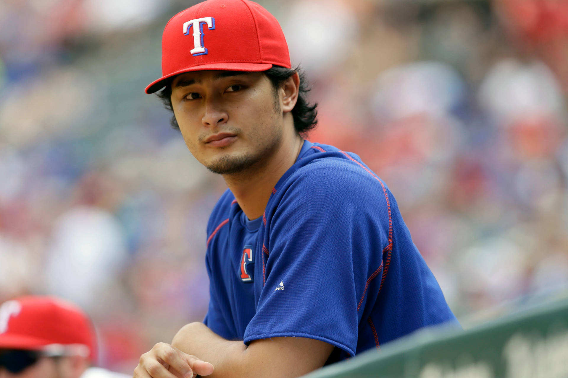 Leaning Yu Darvish Background