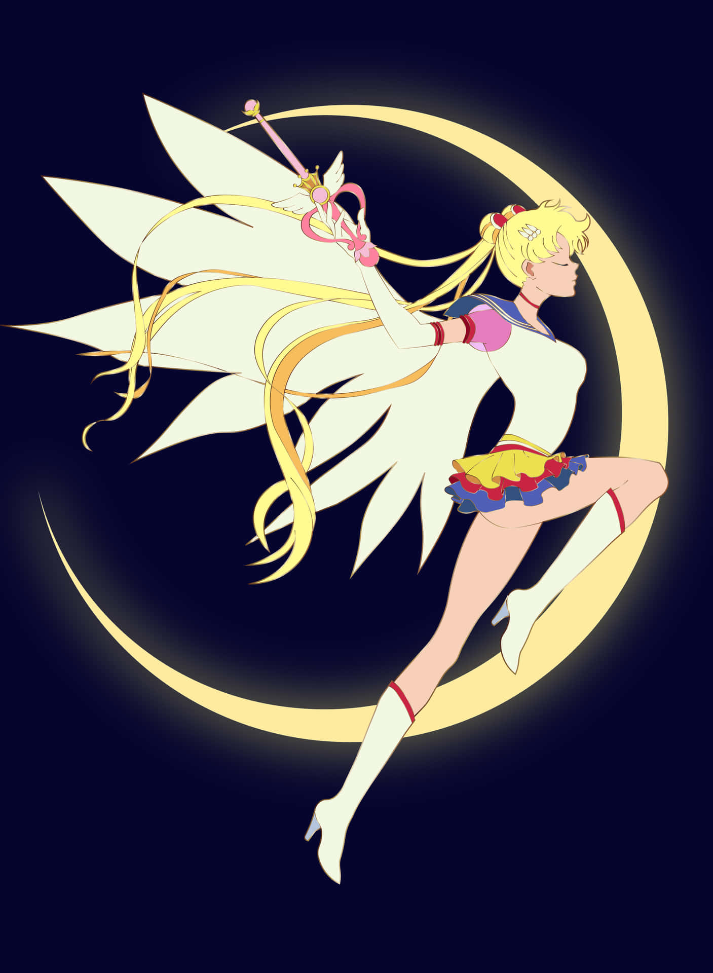 Leaping Sailor Moon Pfp