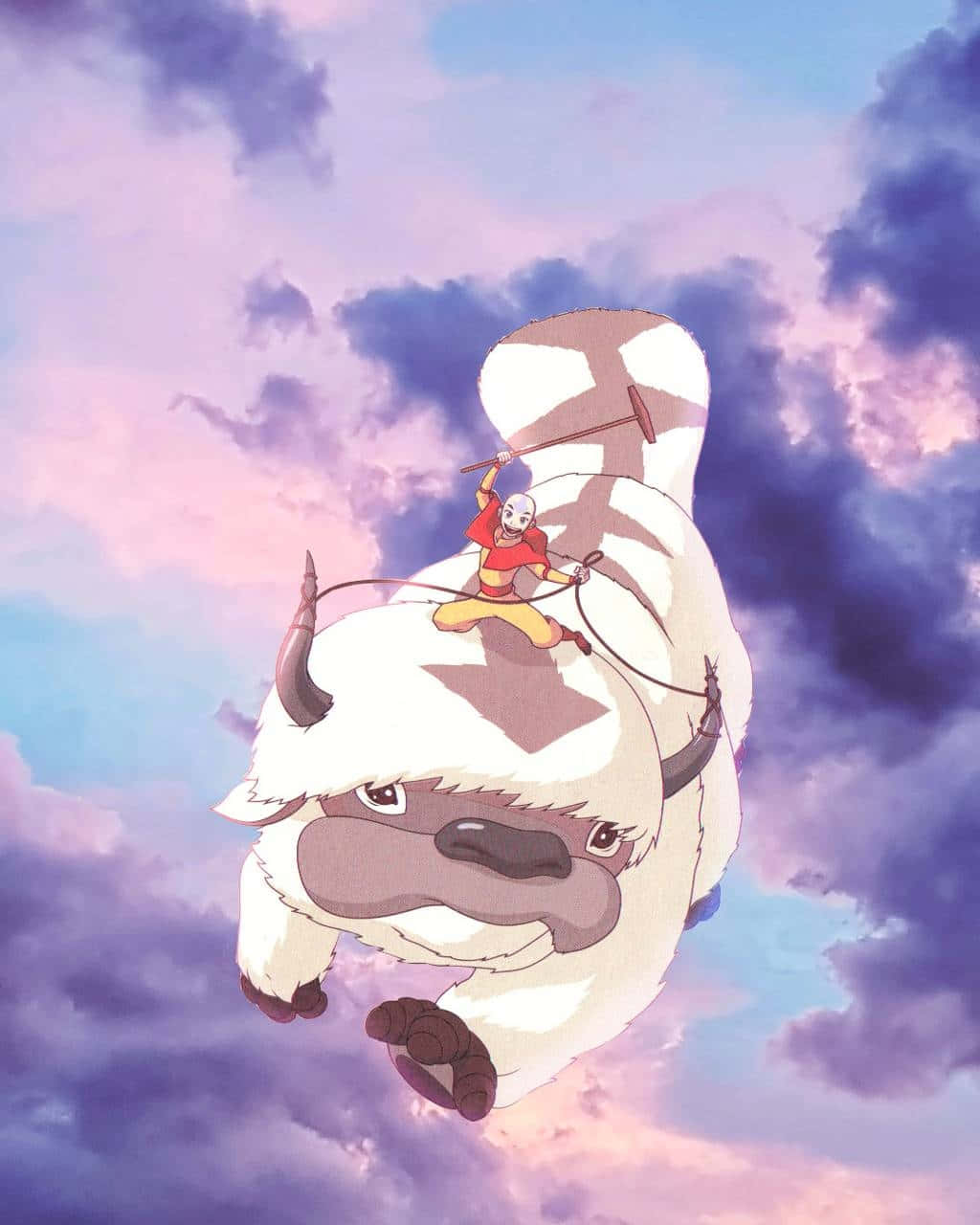 Learn The Way Of The Air With Appa, Aang's Trusty Flying Bison Background