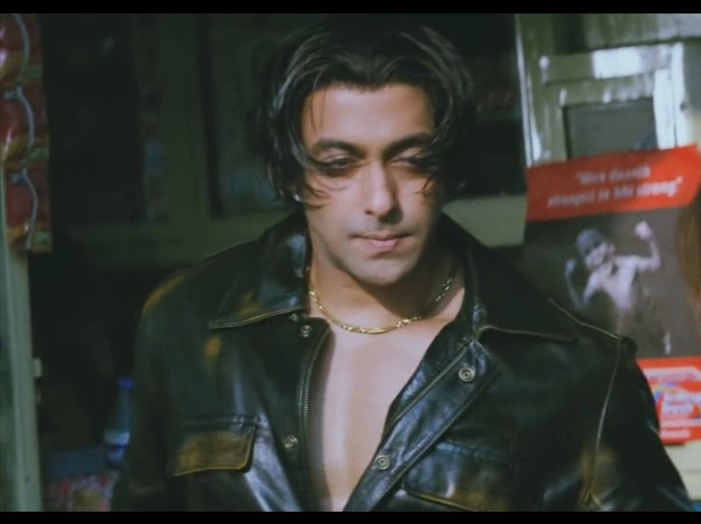 Leather-clad Tere Naam Actor