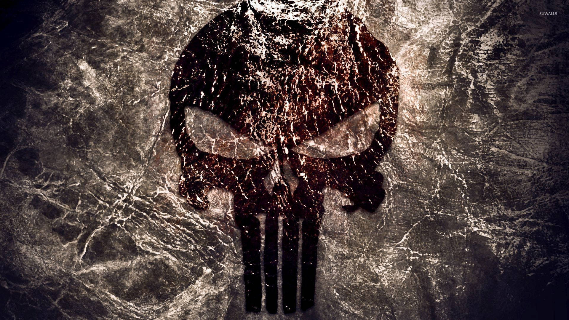 Leather Punisher Skull Background