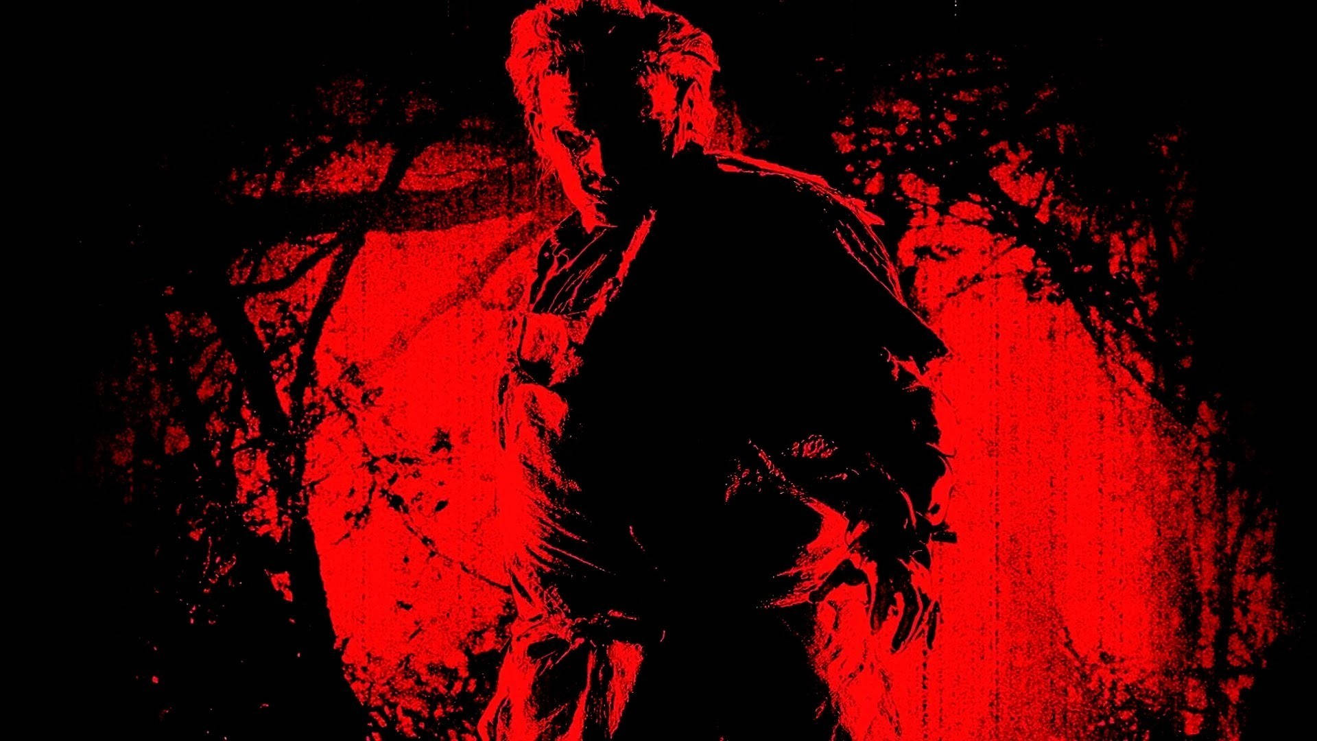 Leatherface Red Artwork Background