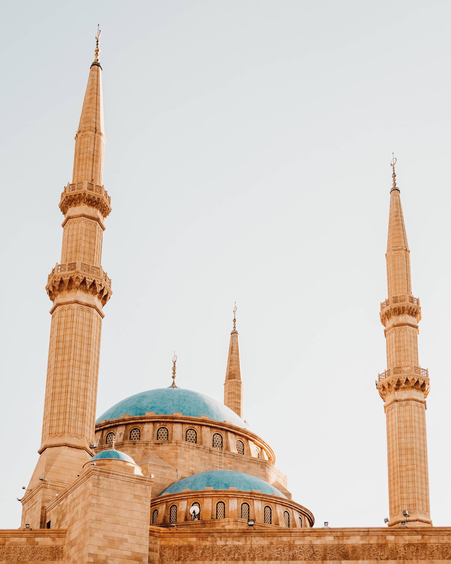 Lebanon Blue Mosque Background