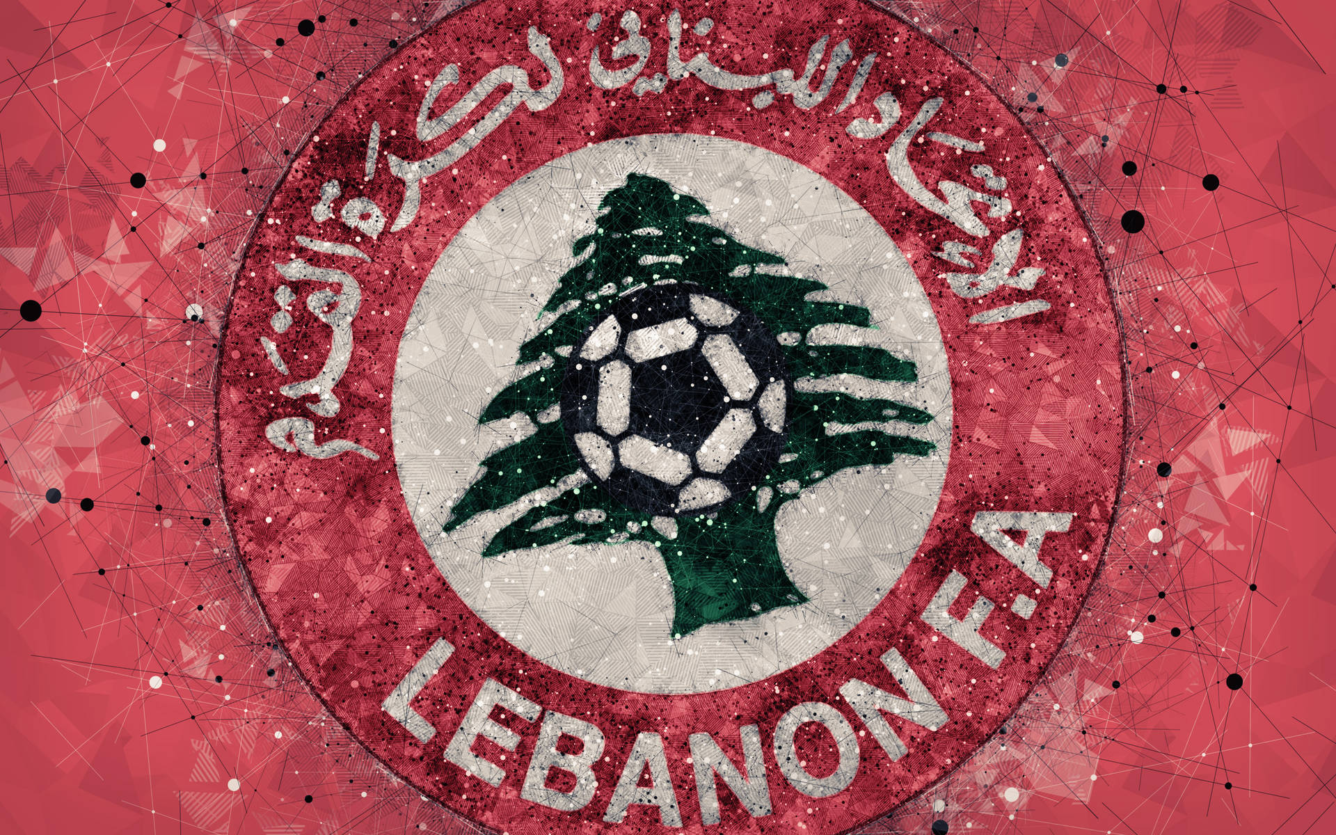 Lebanon National Football Team Logo Background