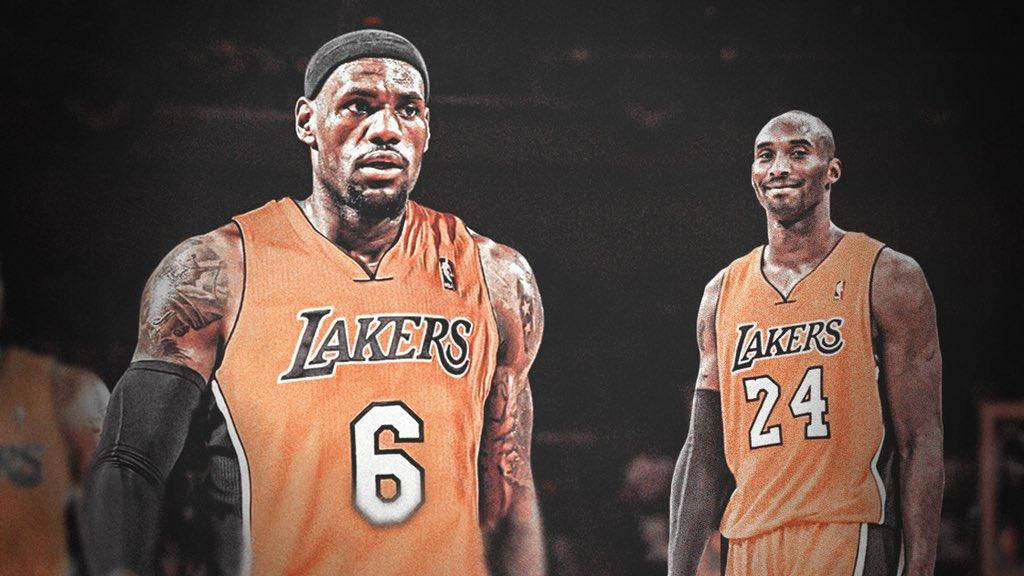 Lebron James And Kobe Lakers