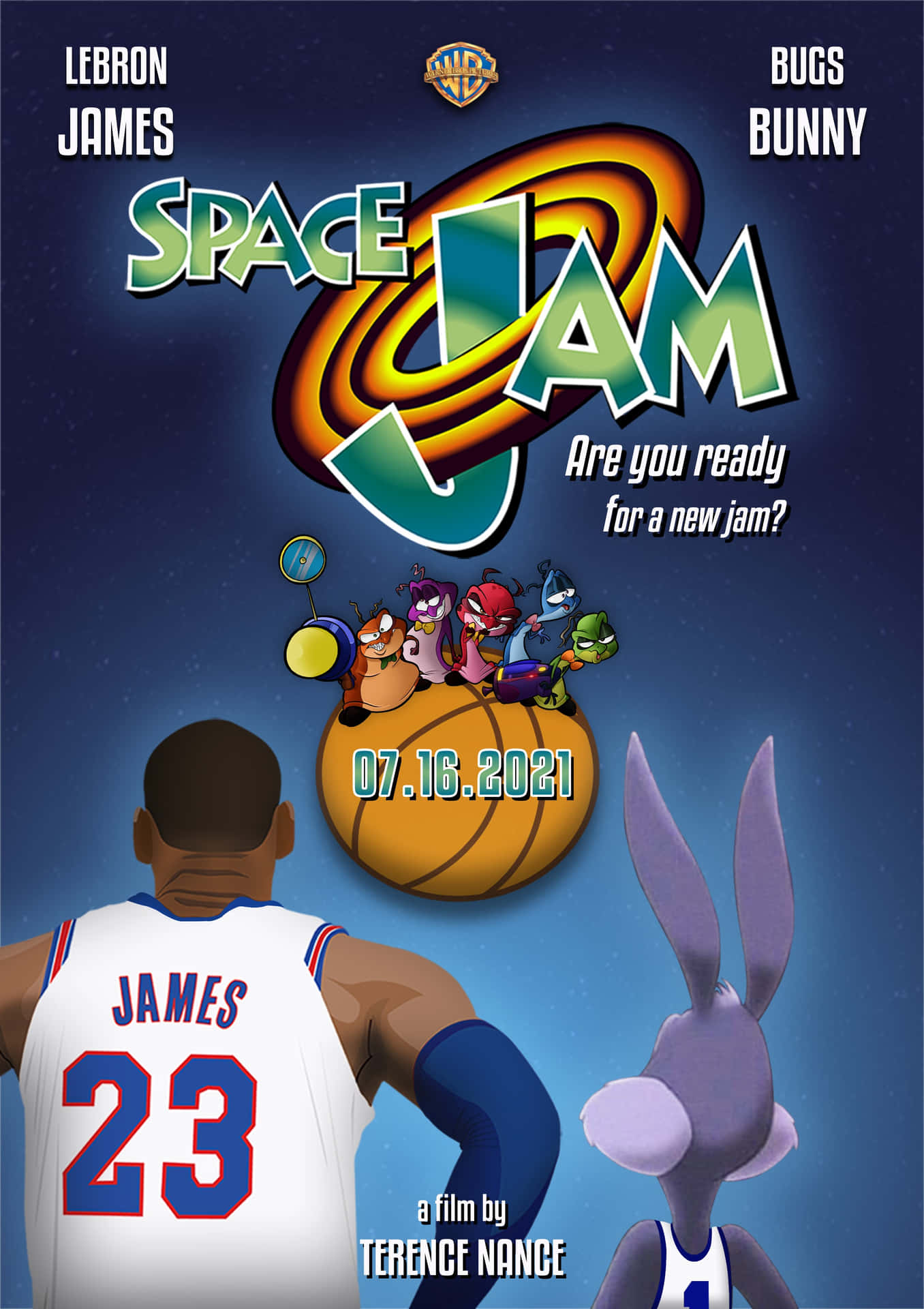 Lebron James And The Tune Squad In Space Jam A New Legacy. Background