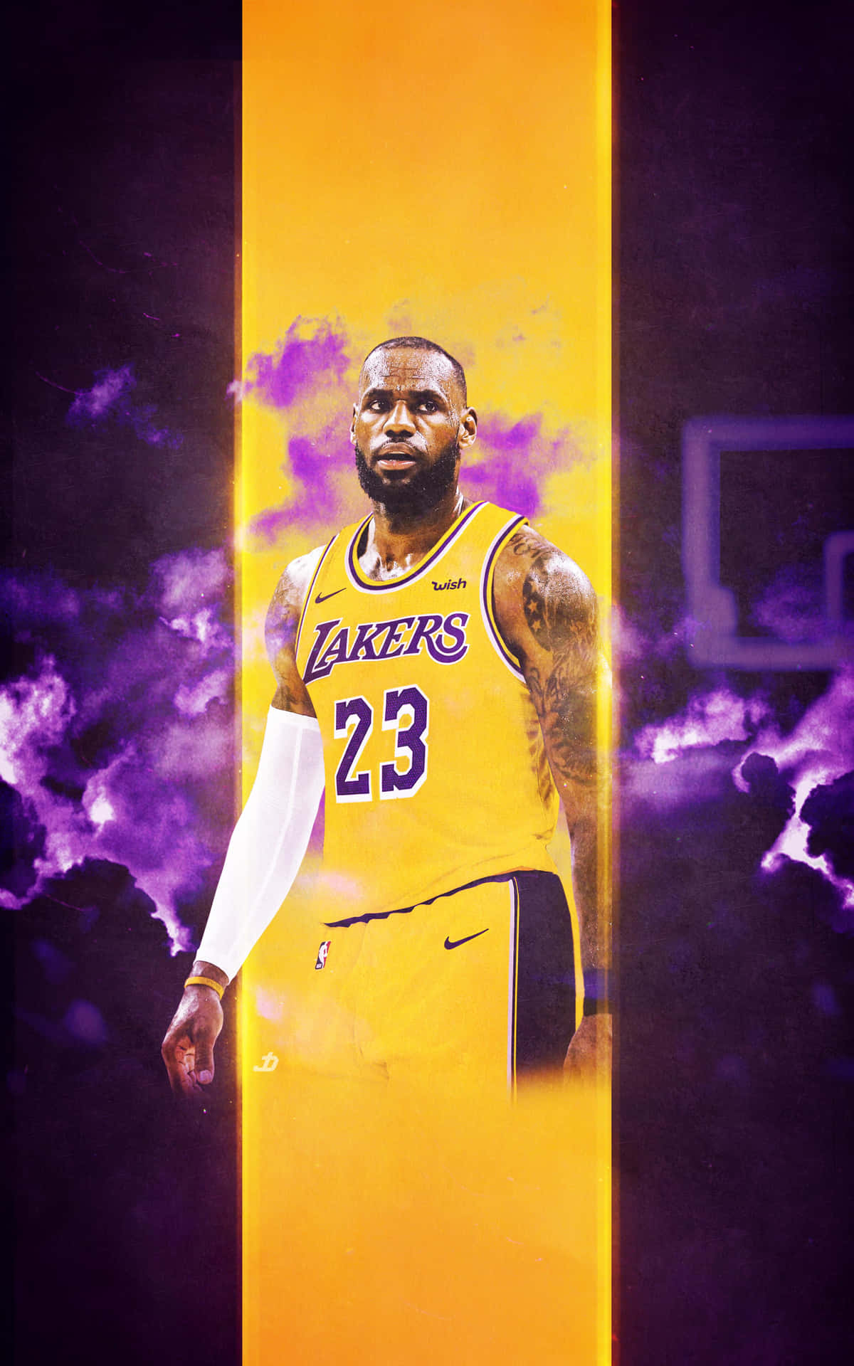 Lebron James Breaking Barriers With His Newly Released Iphone Background