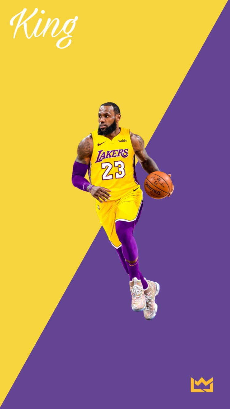 Lebron James Lakers 23 Fanart Background