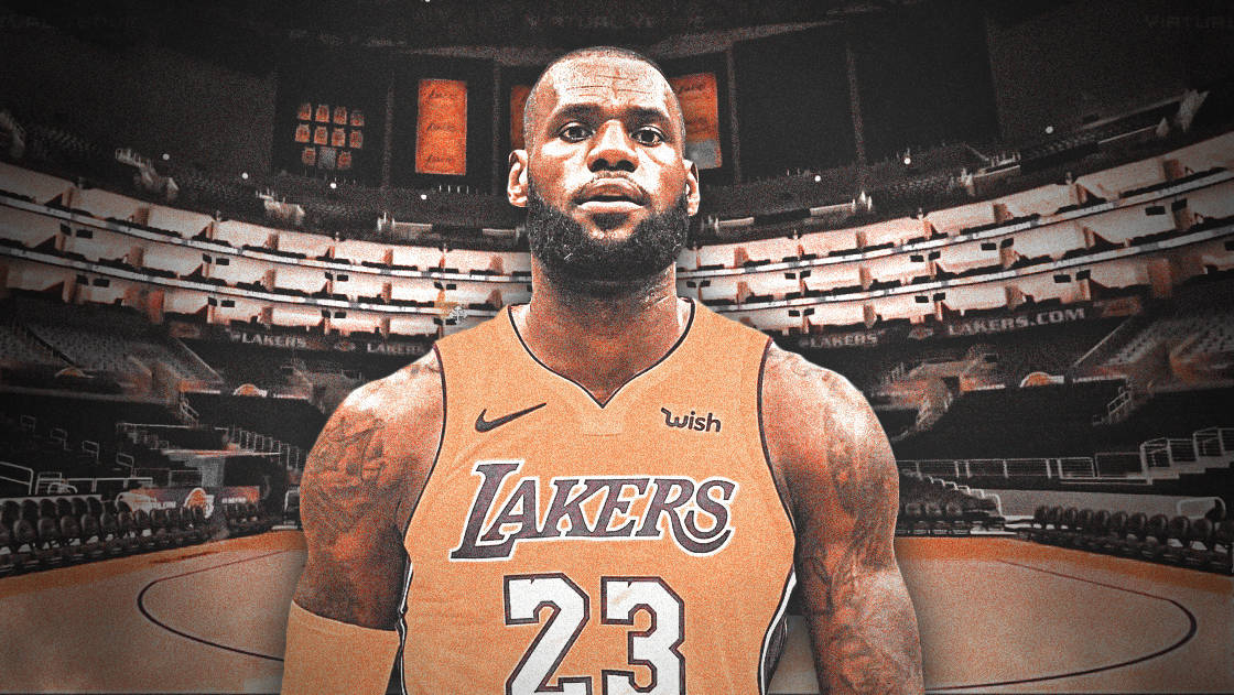 Lebron James Lakers Arena Background