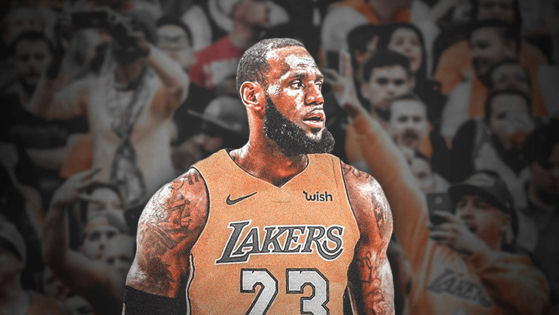 Lebron James Lakers Audience Background