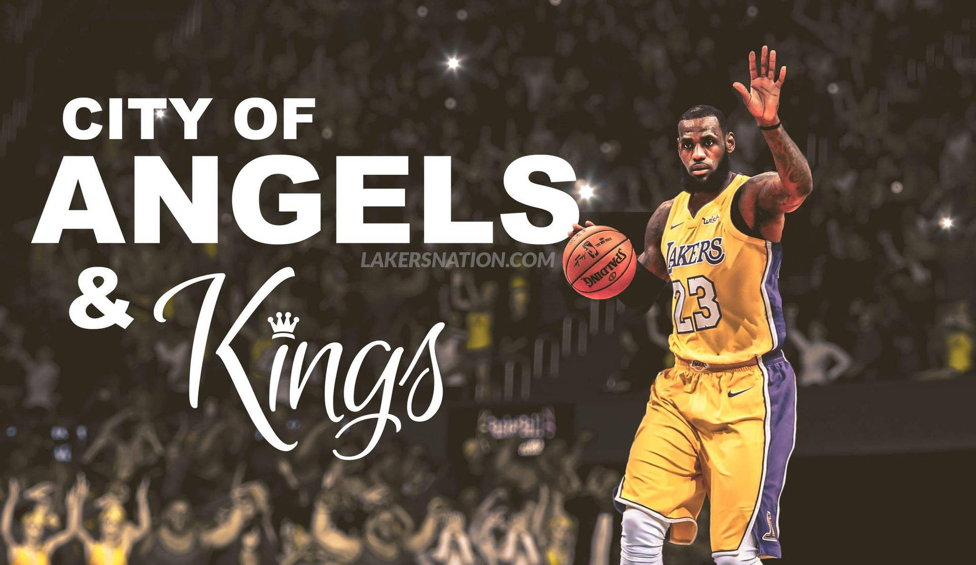 Lebron James Lakers City Of Angels