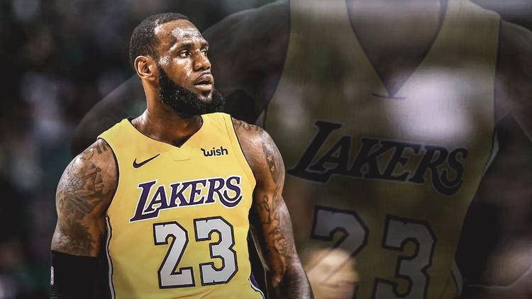 Lebron James Lakers Transparent Double Background