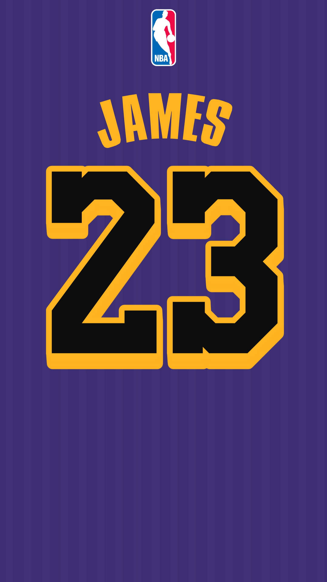 Lebron James Purple Lakers Jersey Background