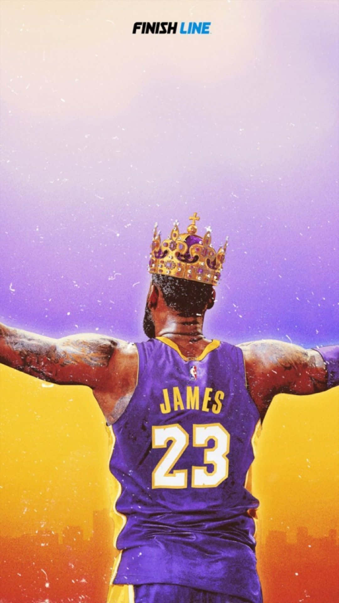 Lebron James Showing Off His Iphone Background