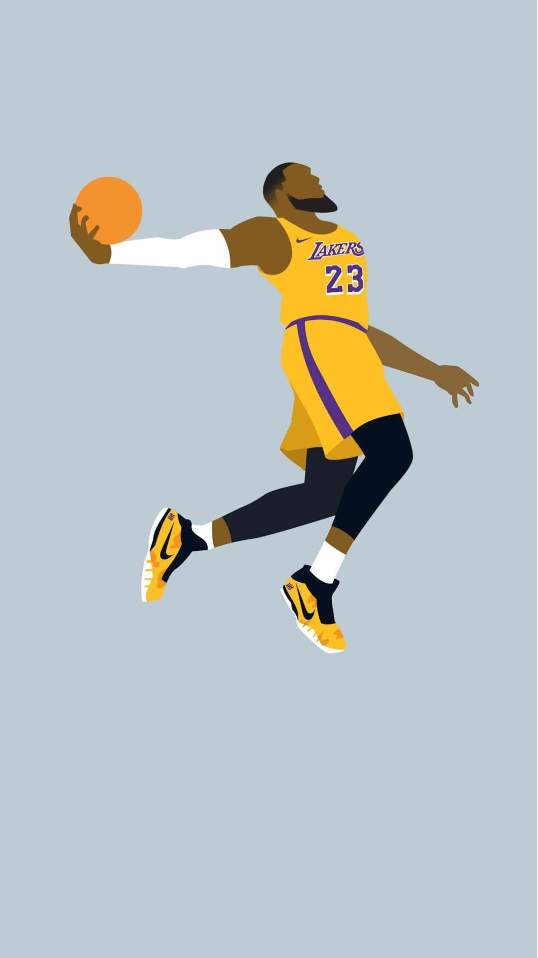 Lebron James Shows Off His Iphone Background