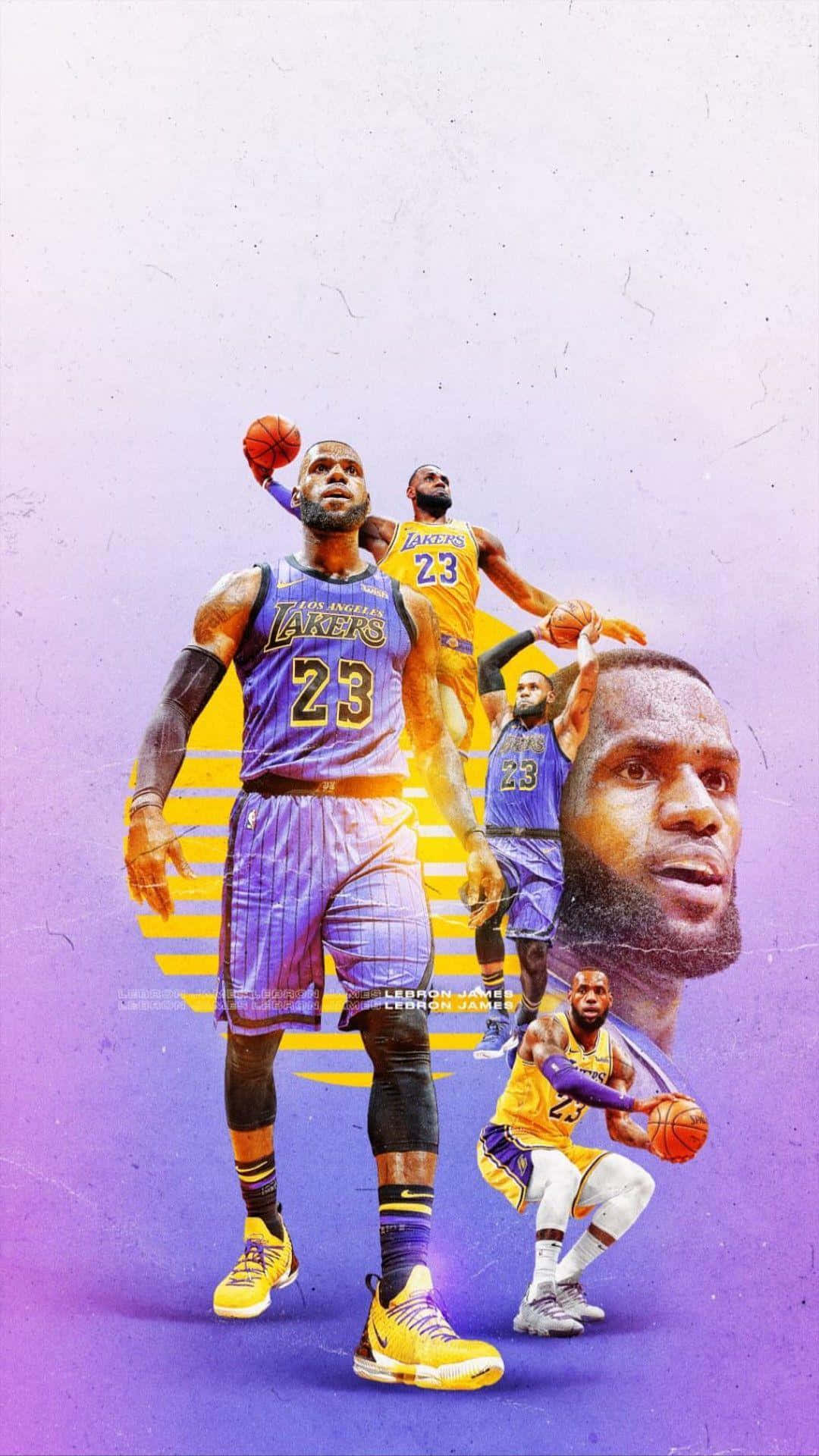 Lebron James With The Newest Iphone Background