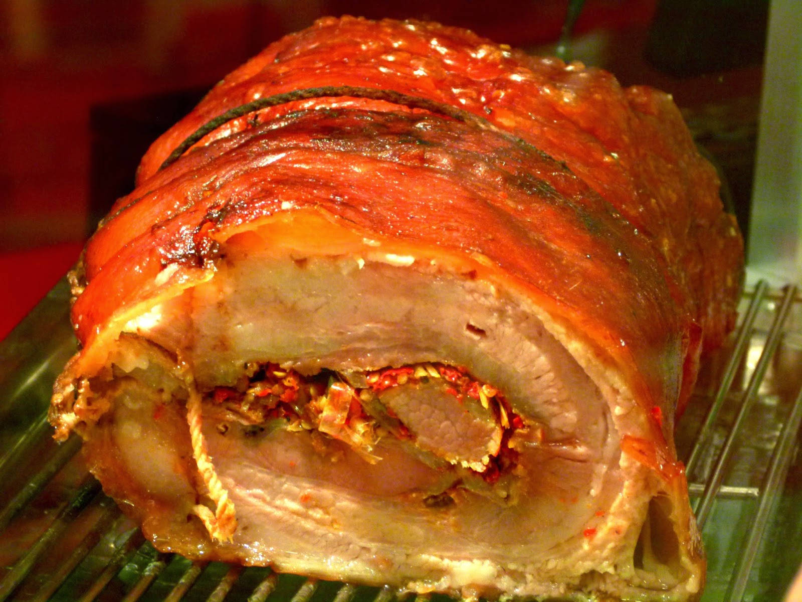 Lechon Belly Roll Background