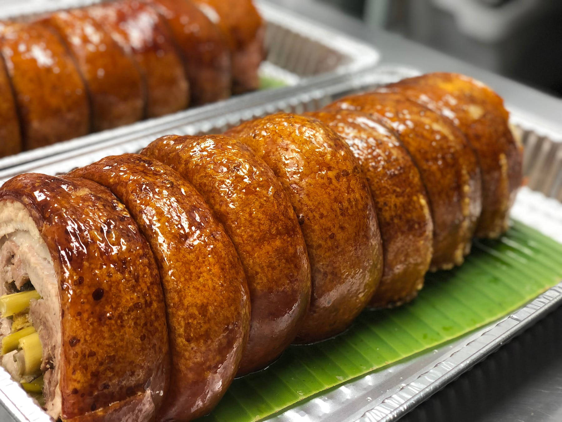 Lechon Belly Rolls Background