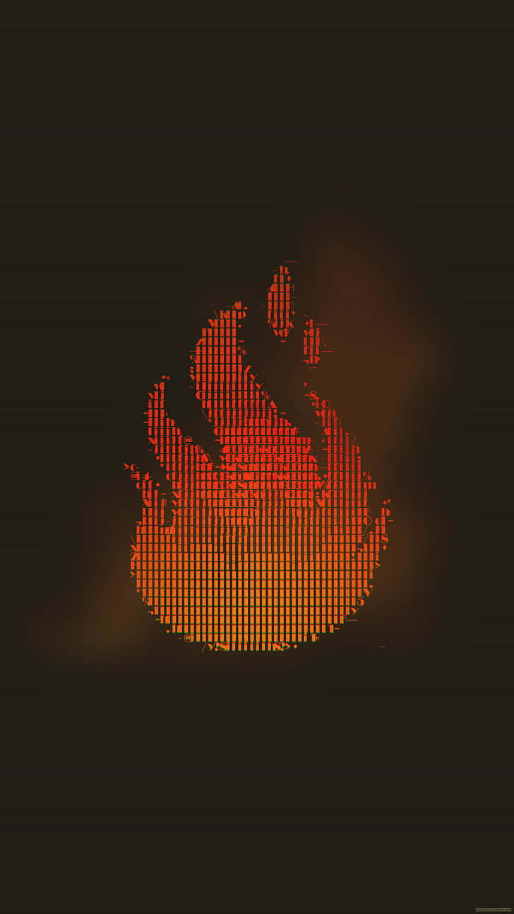 Led Android Fire Sign Background